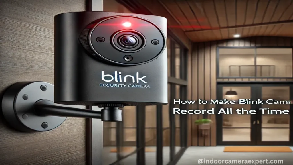 How to Make Blink Camera Record All the Time